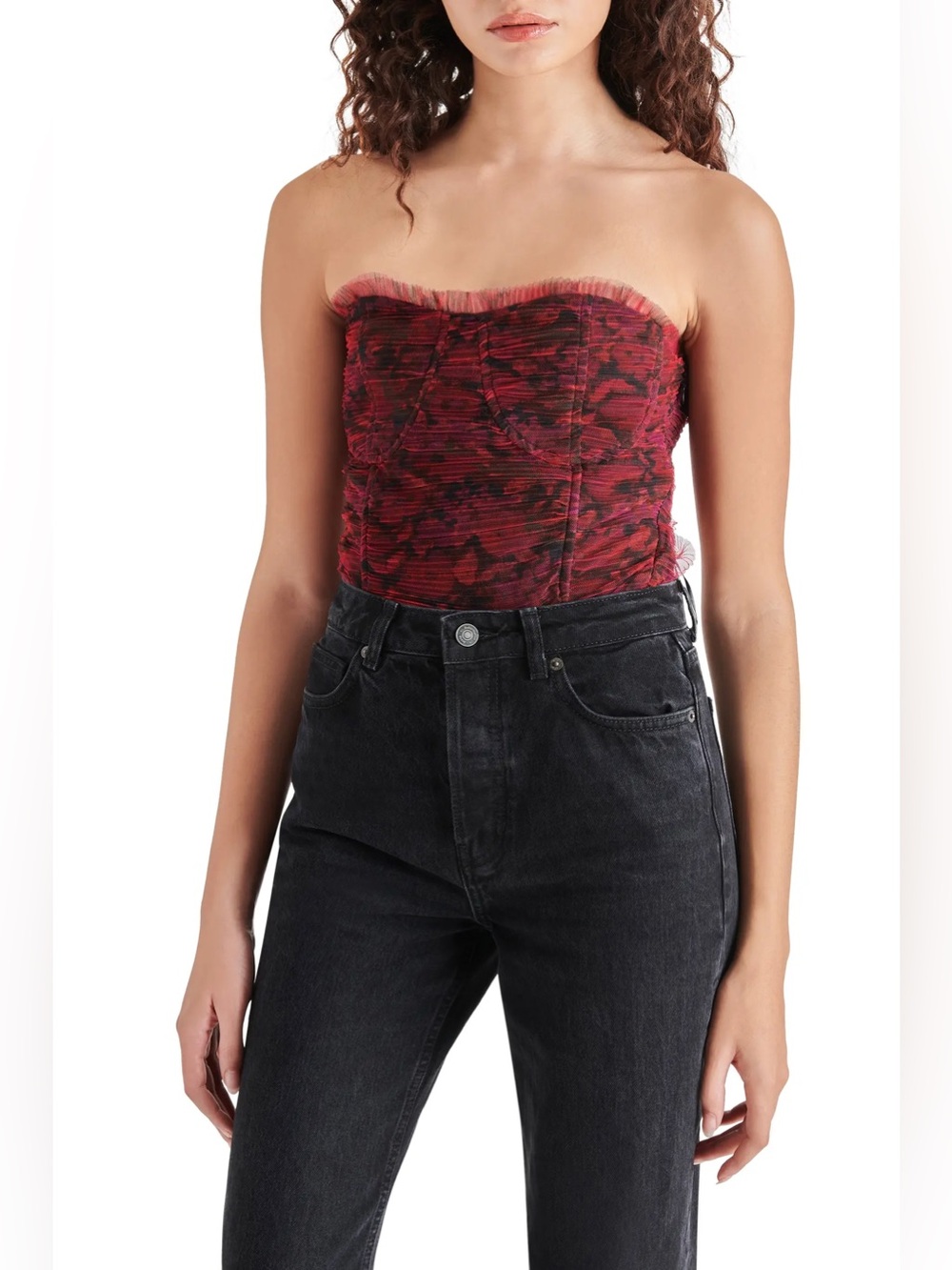 Steve Madden - Maroon & Black Body Suit